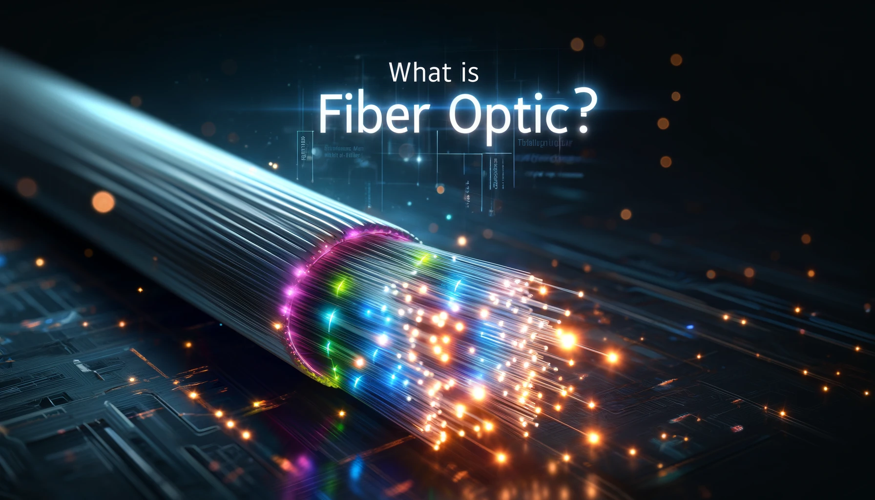 ¿Qué es la fibra óptica?