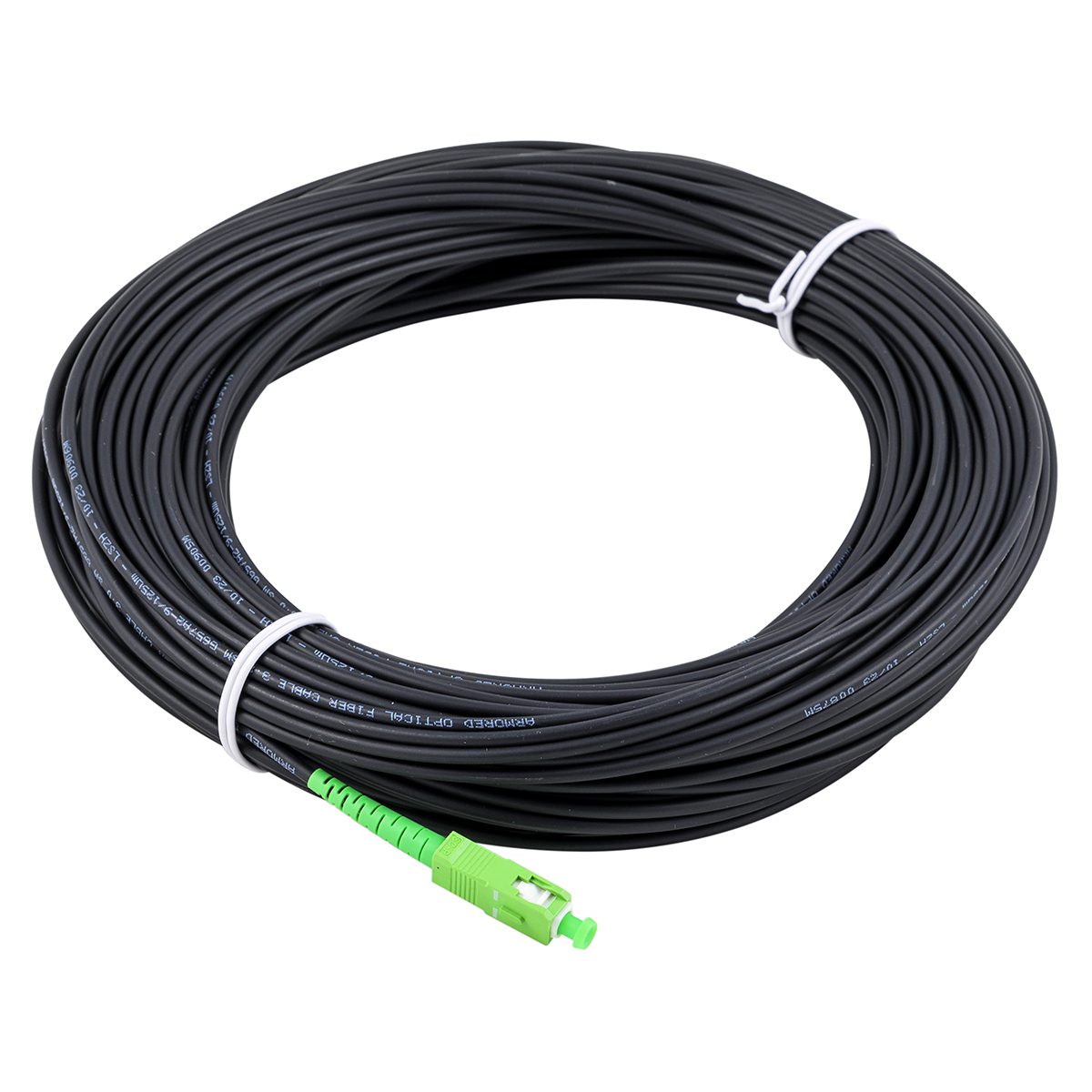 Acometida Precon SC/APC Negra Armado 3 mm 100M