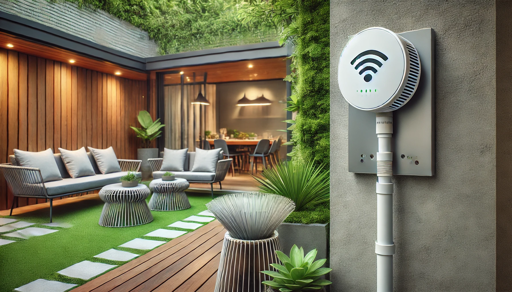 Wifi en el jardin estable