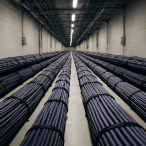 Infraestructura de fibra óptica oscura en Europa para telecomunicaciones y energía